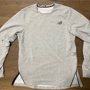 New Balance Running crew shirt zip